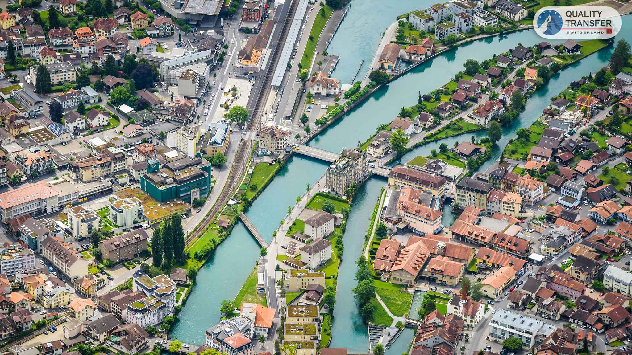 Private chauffeur transfer toward Interlaken